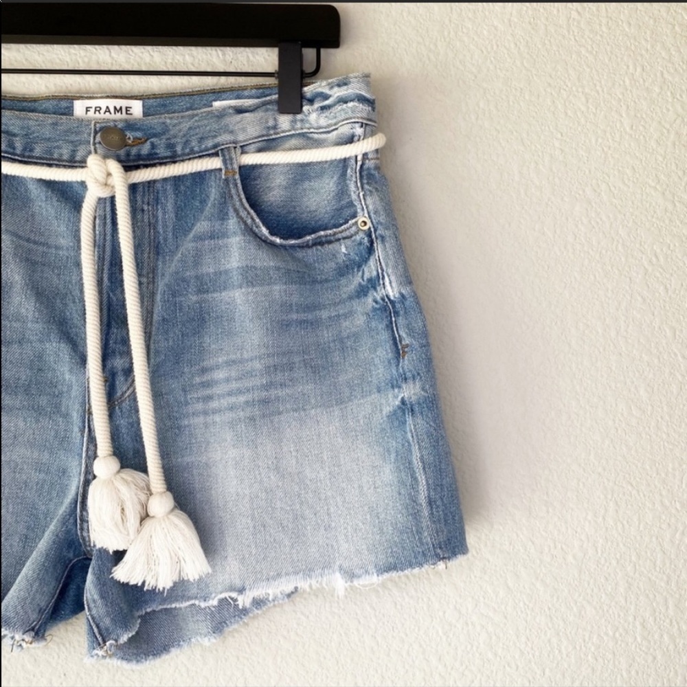 ▪️Frame▪️Le Original Shorts with Tassel Tie